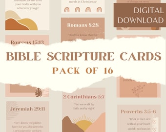 Bible Verse Cards, Scripture Verse Cards, Printable Scripture Cards, Bible Memory Cards, Christian Cards, Printable Prayer Cards