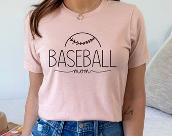 Baseball Shirt, Baseball T-Shirt, Baseball Shirt For Women, Sports Mom Shirt, Mothers Day Gift, Baseball Mom Shirt, Modern Print Shirt