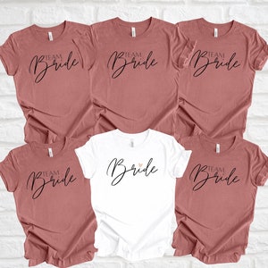 Bridal Party Shirts,Team Bride Shirt,Bachelorette Party Shirts,Bachelorette Shirts, Bridesmaid Gift,Wedding Party Shirts, Bridesmaid Shirts
