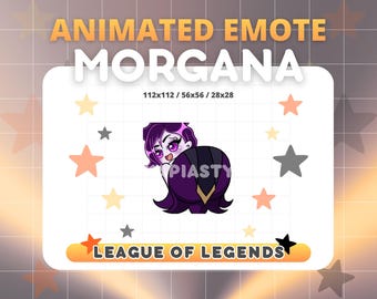 アニメーション付きモルガナのトゥワークエモート | リーグ・オブ・レジェンド Twitch/Discord