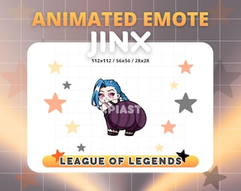アニメーション付きジンクス・トゥワーク・エモート | リーグ・オブ・レジェンド Twitch/Discord