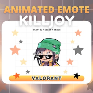 Animated Killjoy Emote Valorant Twitch/Discord