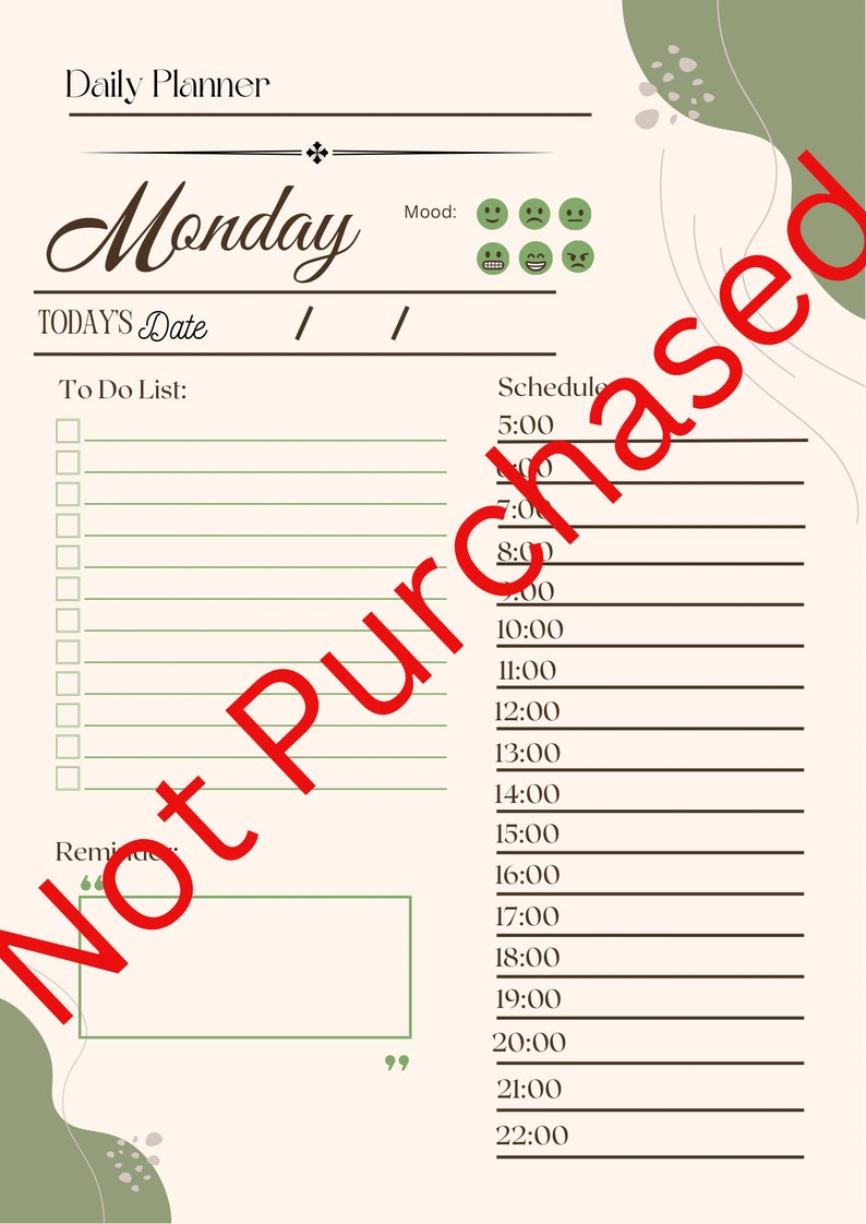 Digital and Printable Planner Sheets for University Students - Etsy
