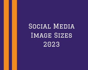 Tailles actuelles des images de médias sociaux pour 2023