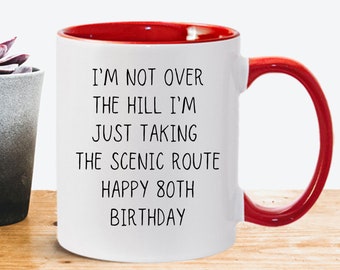 8oth Birthday Gifts For Men, Best Birthday Gifts For Elderly Dad, Best Gifts For Elderly Dad, Mom, 80th Birthday, Grandpa, Fun Coffee Mug