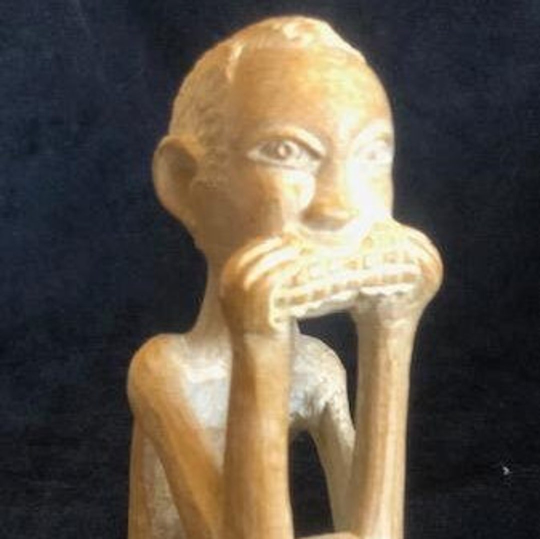 Vintage Kenyan Soapstone Carving Etsy