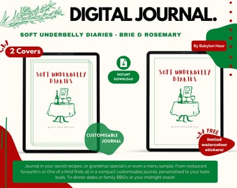 Food Journal, Weekly Meal Planner, Daily Food Tracker, Diet Journal, Fitness Journal, Digital Planner, Digital Daily Journal, iPad Journal