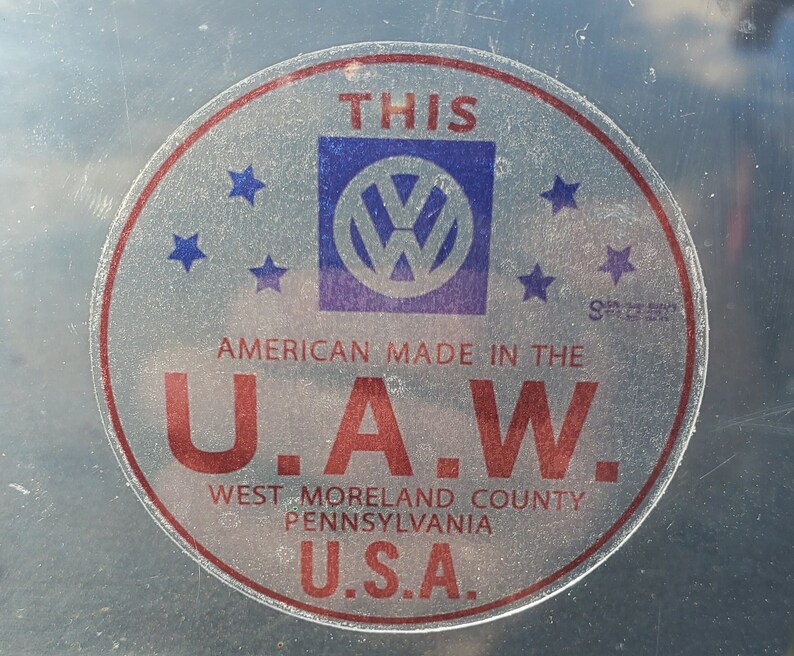 VW Rabbit Westmoreland Vintage Remake Sticker. Etsy