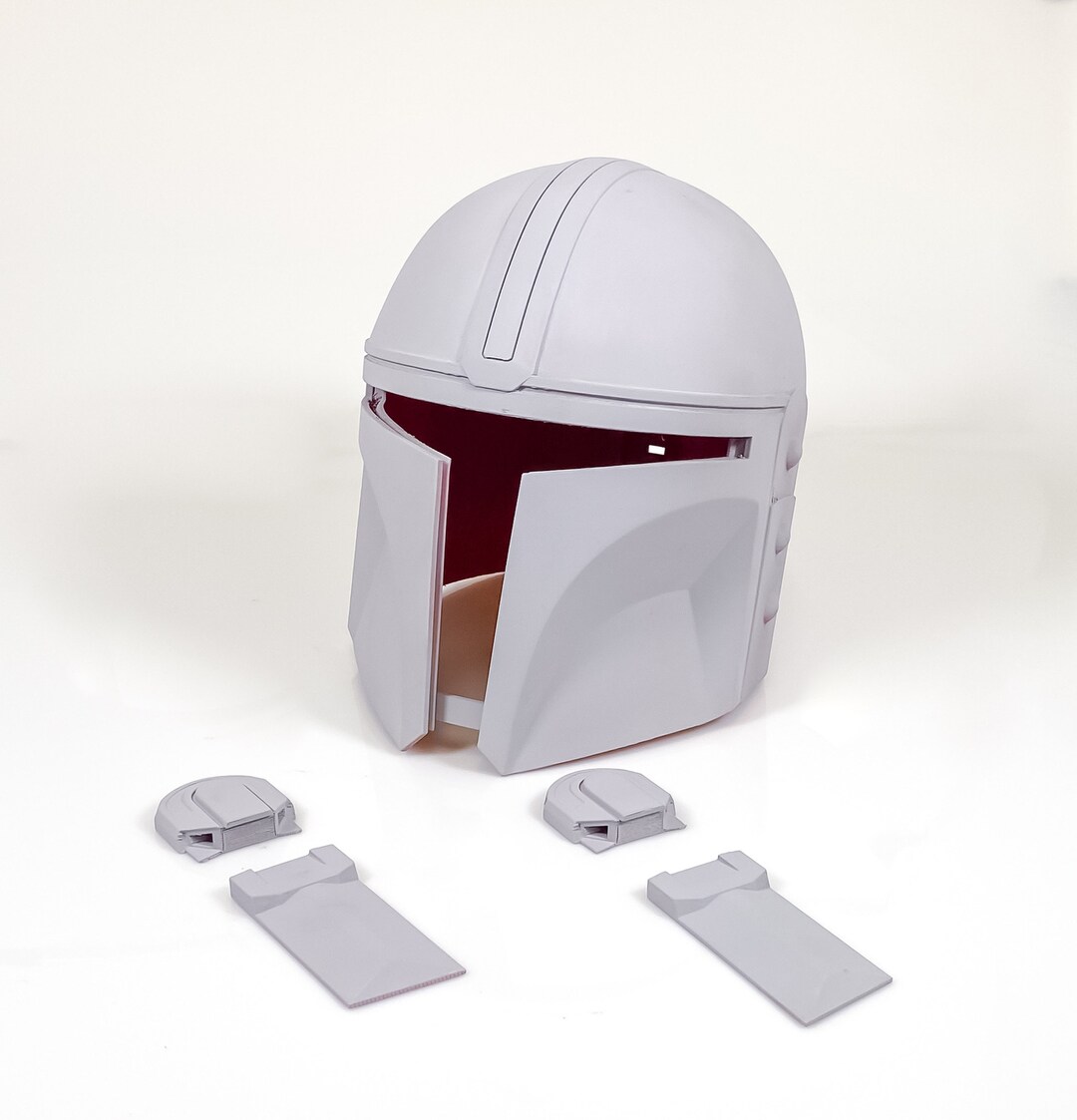 3D Printed Mandalorian Helmet Kit Etsy