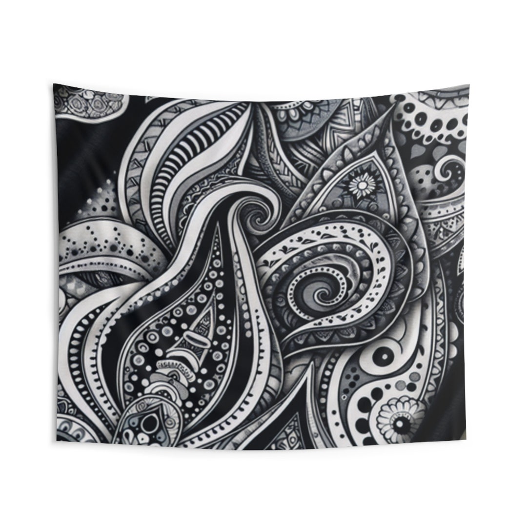 Black And White Tapestriesnull