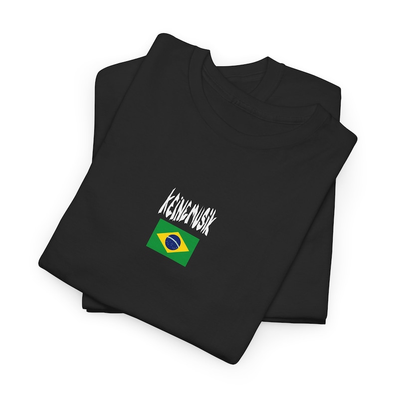 T-shirt unisexe Brazil Keinemusik en coton épais unisexe image 6