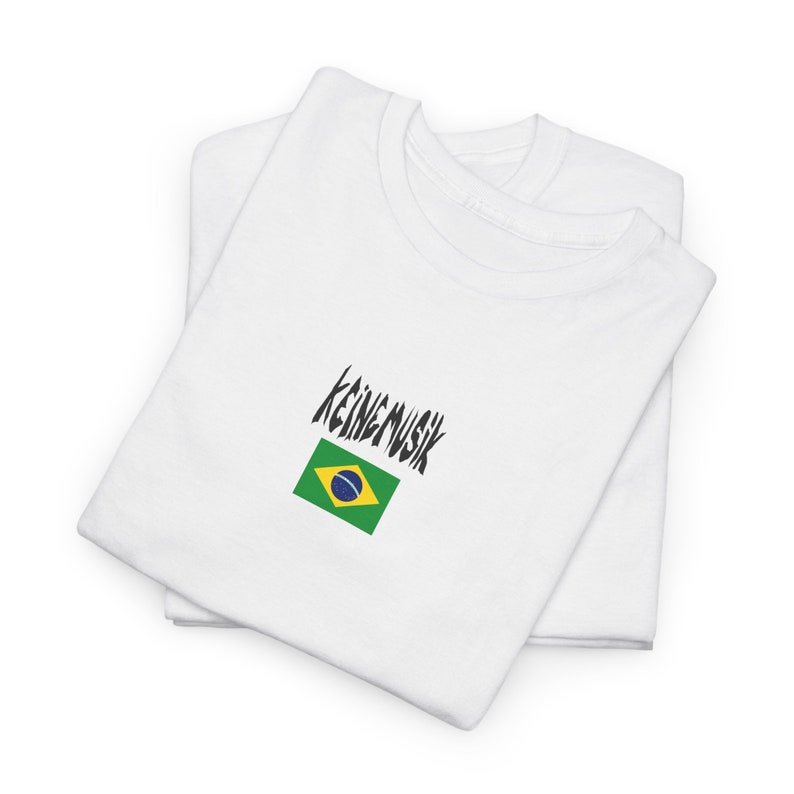 T-shirt unisexe Brazil Keinemusik en coton épais unisexe image 2