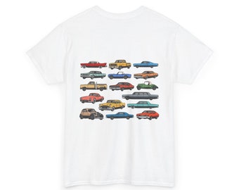 T-shirt classique de course de voitures vintage (unisexe)