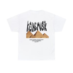 keinemusik pyramides de Gizeh, t-shirt en coton unisexe image 1