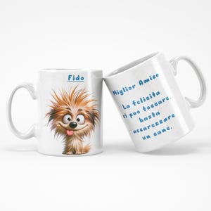 Miglior amico - Tazza personalizzata con il Cagnolino - Regalo per proprietari di animali domestici e amanti degli animali domestici
