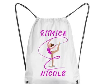 Sacca ginnastica | Personalizzata con Nome - Pratica, Ecologica e Originale per Sportivi e Amanti della Vita di Città. Idee Regalo Uniche!