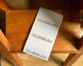 10 Bookplate stickers - Bookshelf - Author signature - Book autographs - Book Plate