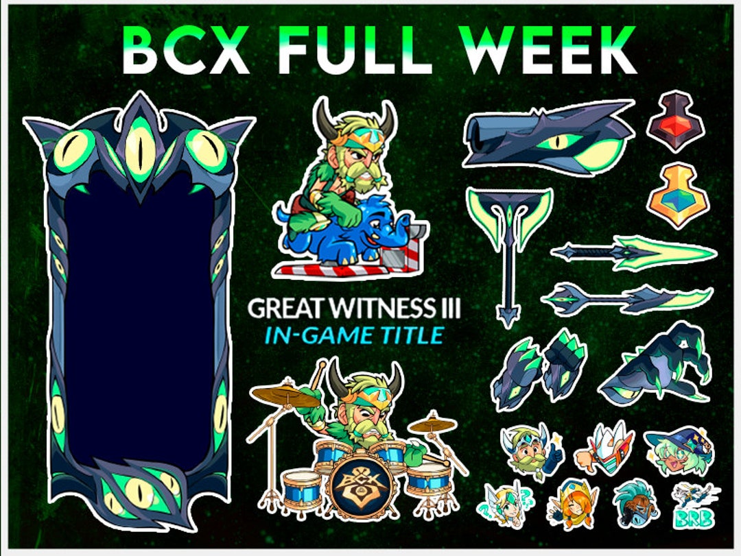 Brawlhalla BCX 2022 Full Pack 60x Codes Etsy