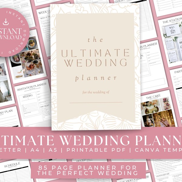 Folder for Wedding Planner Etsy