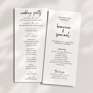 Hochzeitsprogramm-Vorlage, Boho-Hochzeitskirche-Service-Programm, Hochzeit-Reiseplan-Zeitleiste, Bestellung-der-Service-Karte, Hochzeit-Party-Liste, AMALFI