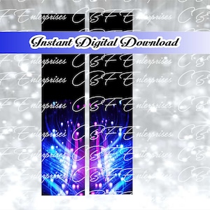 Black Blue Cheer Bow Sublimation Graphic Digital Download