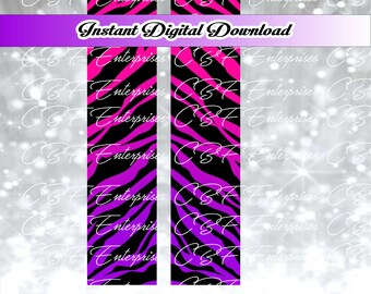 Zebra Stripes  Cheer Bow Sublimation Graphic Digital Download