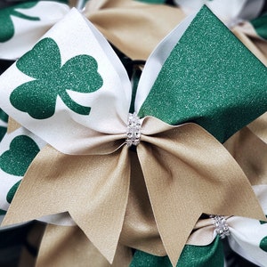 Custom Sublimated Color Block Cheer Bow - TEAM DISCOUNTS AVAILABLE - you choose custom colors