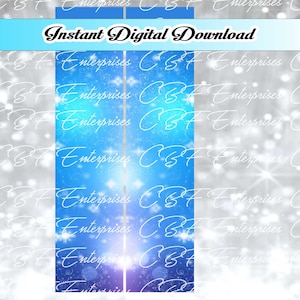 Blue Cheer Bow Sublimation Graphic Digital Download