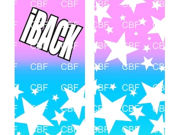 iBACK Cheer Bow Graphic Digital Download