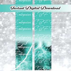 Teal Cheer Bow Sublimation Graphic Digital Download