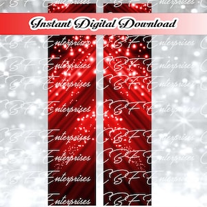 Red Cheer Bow Sublimation Graphic Digital Download