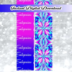 Pink & Blue Cheer Bow Sublimation Graphic Digital Download
