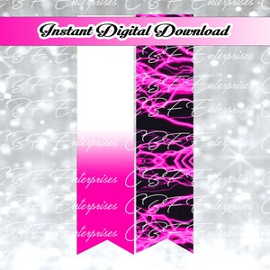Pink  Cheer Bow Sublimation Graphic Digital Download