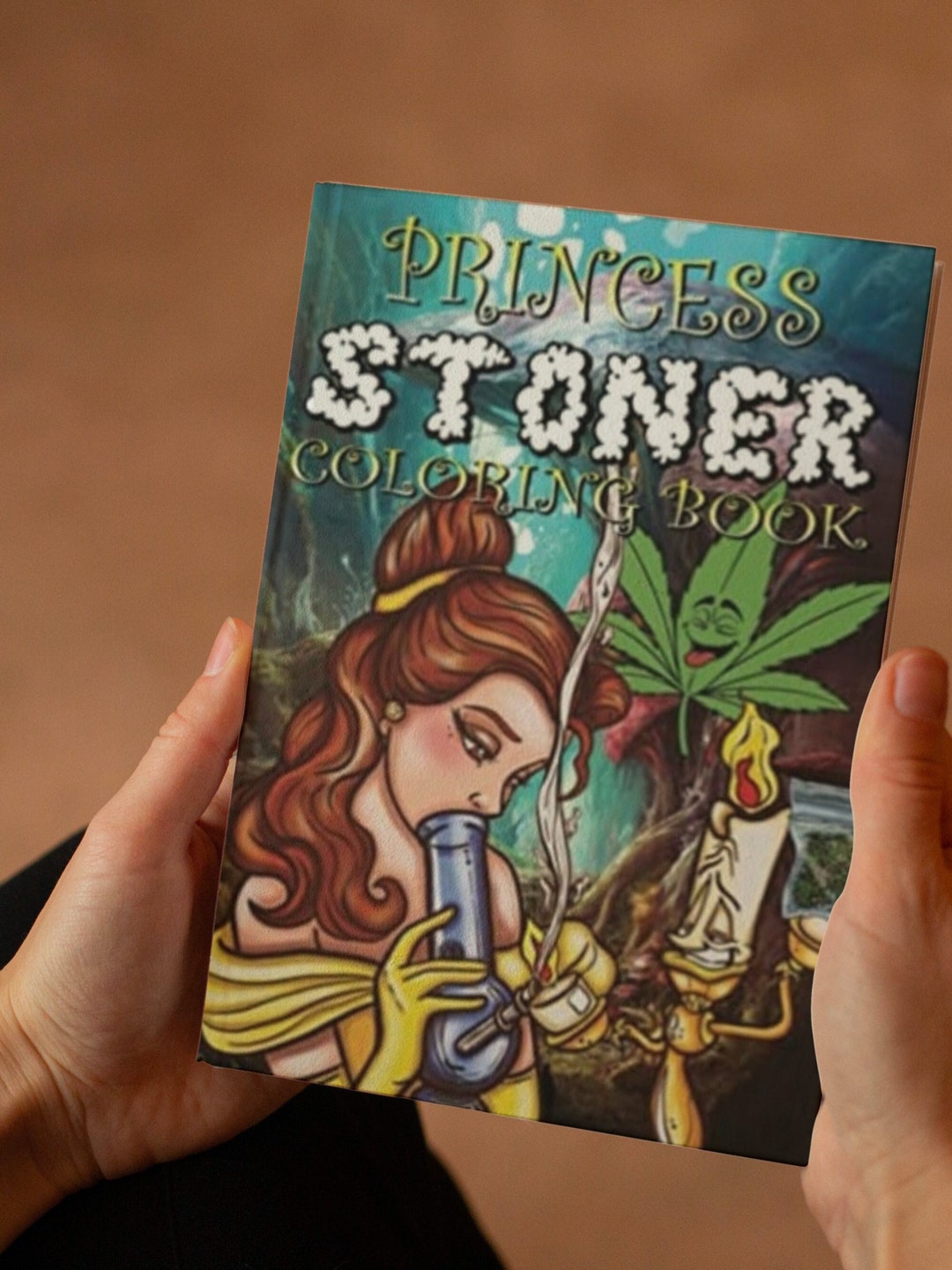Princess Stoner Coloring Book for Adultsand Stoner Fans Etsy