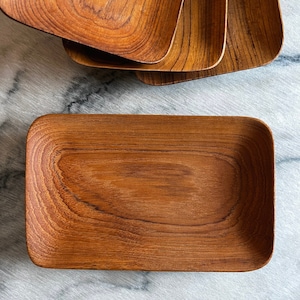 Hand-carved Teak tray