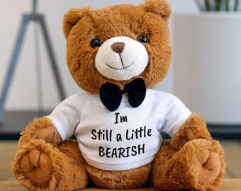 Investor gift Stock market Teddy Bear gift Shirt Stock market gift Funny Teddy bear Trader gift Bearish teddy Bear crypto