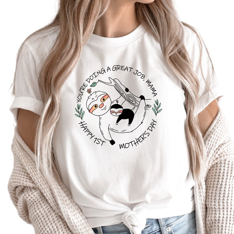 You're Doing a Great Job Mama Shirt, Mothers Day Gif, Mama Life Shirt, Custom Crewneck Shirt for Mama , Blessed Mama Shirt, N697 image 1