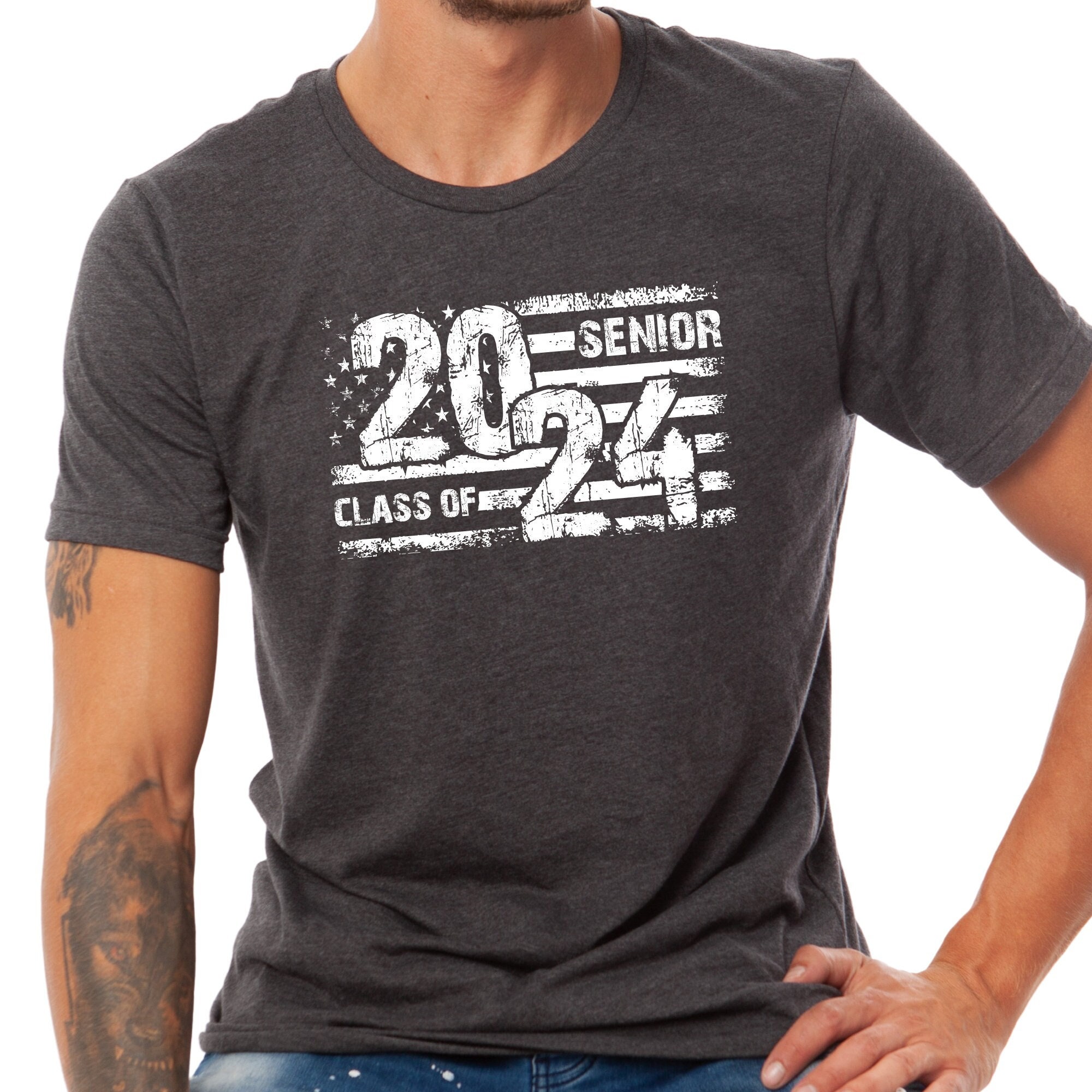 American Flag Senior Class of 2024 Shirt Graduating in 2024 Etsy