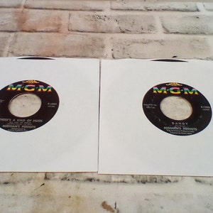 Herman&#39;s Hermits 45 Bundle of 2 Dandy/My Reservation&#39;s Been Confirmed and There&#39;s a Kind of Hush/No Milk Today 1964-1969