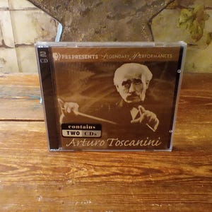 sealed pbs presents legendary performances double cd classical music conducted by Arturo tuscanini