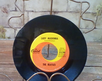 The Beatles 45 Record Lady Madonna/The Inner Light, #2138, Capitol Records, 1968, Very Good to Excellent Condition