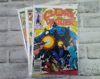 Marvel Comic Bundel van 3, Cloak and Dagger #8 en de West Coast Avengers #44 en #53