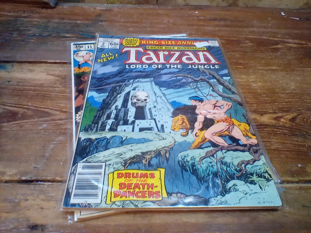 Tarzan Comic Book Bundle of 2 Tarzan Lord of the Jungle Annual 2 From ...