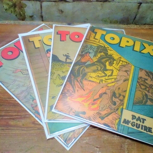 Vintage Golden Age Comic Books, Choice From 4 Comics from 1949.