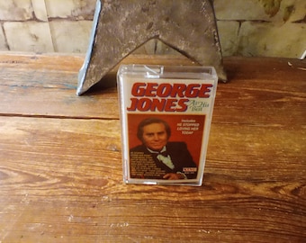 George Jones cassette tape at his best including he stopped loving her today 1988 excellent condition