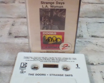 The Doors Two-in-One Cassette Tape, Strange Days/L A Woman, Elektra Records, Excellent Condition, 1980s