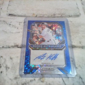 Alex Kiriloff Panini Prizm 2021 Rookie handtekeningen honkbalkaart blauwe donut cirkels 24/49 Near Mint Raw