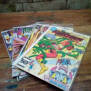 Lotto di 4 fumetti vintage Firestorm, The Fury of Firestorm n. 46 Firestorm n. 88, 89 e 97