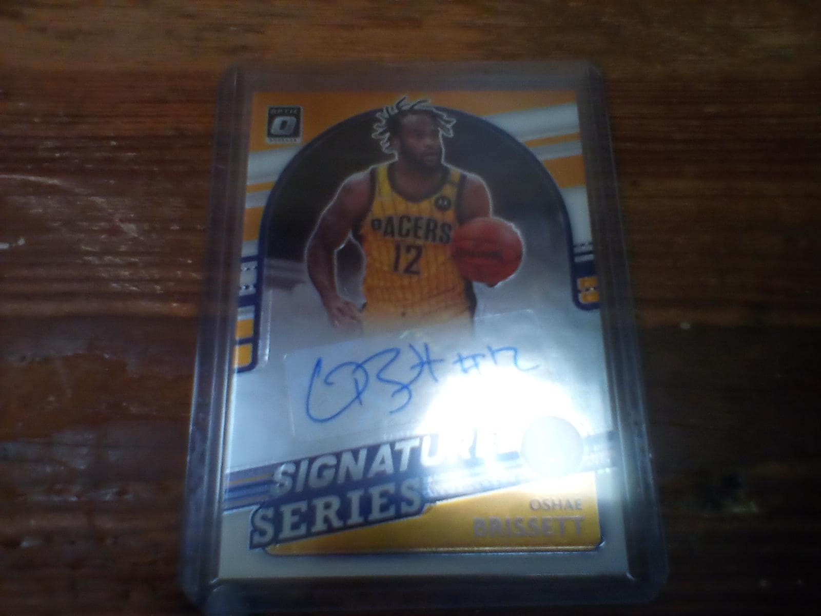 Panini donruss optic 2021-2022 basketball card Oshae Brissett signature series nm raw # ss-obs