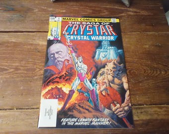 The saga of crystar crystal warrior bronze age comic book #1 may 1983 very fine condition